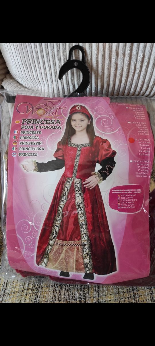 DISFRAZ MEDIEVAL Talla 7/9