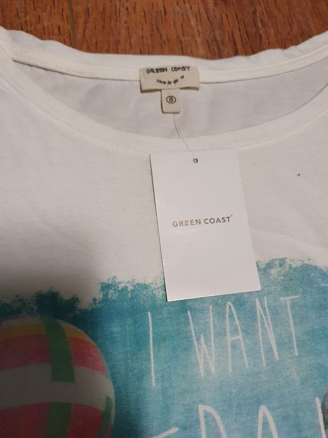 Camiseta Oversize manga larga Green Coast Travel