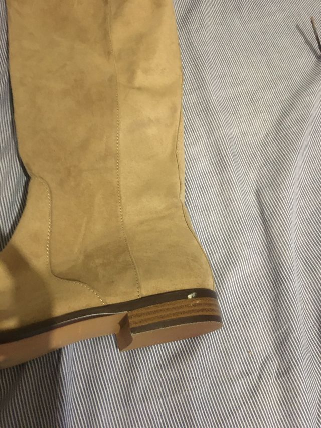 Bota alta nueva  camel