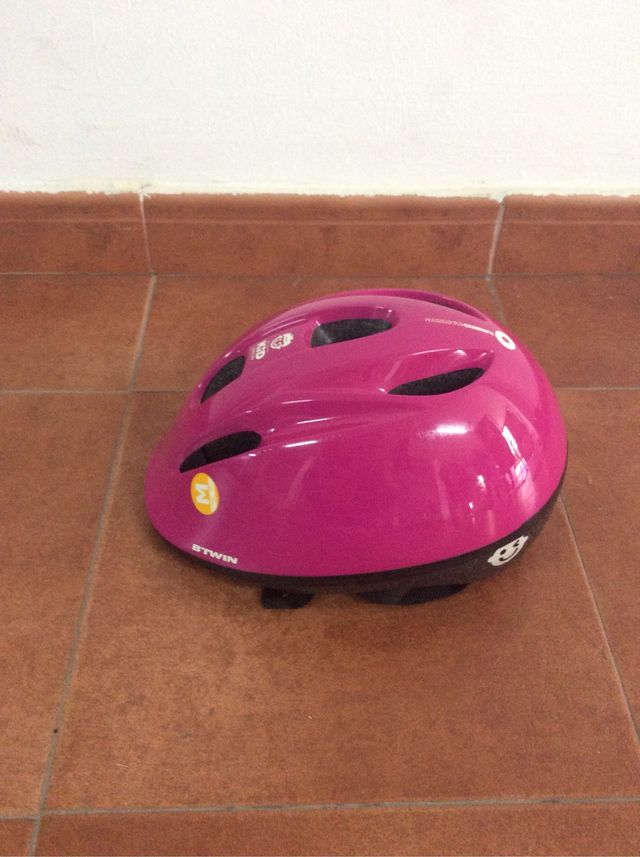 Casco bicicleta infantil rosa