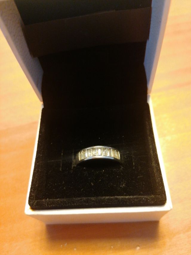 Anillo plata 925 con circonitas