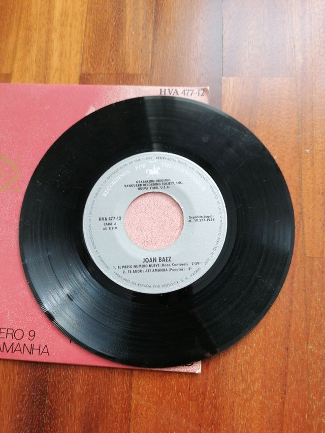 Joan Baez vinilo 45 rpm