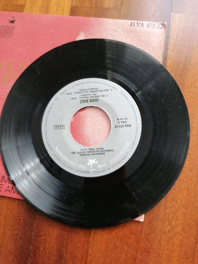 Joan Baez vinilo 45 rpm