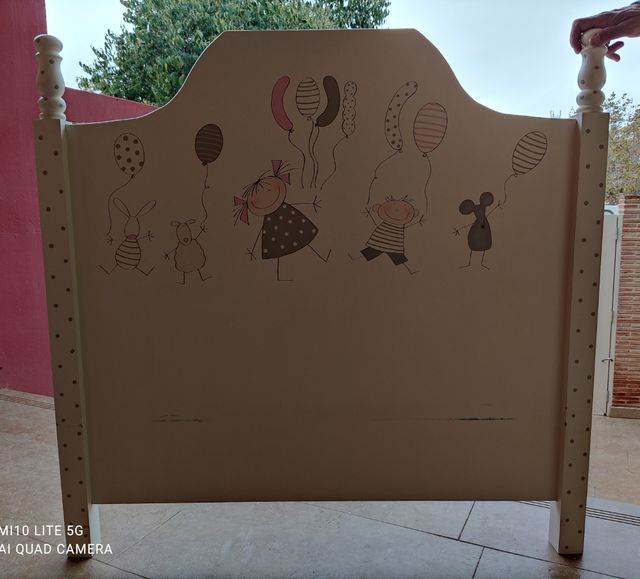 Cabezal cama infantil