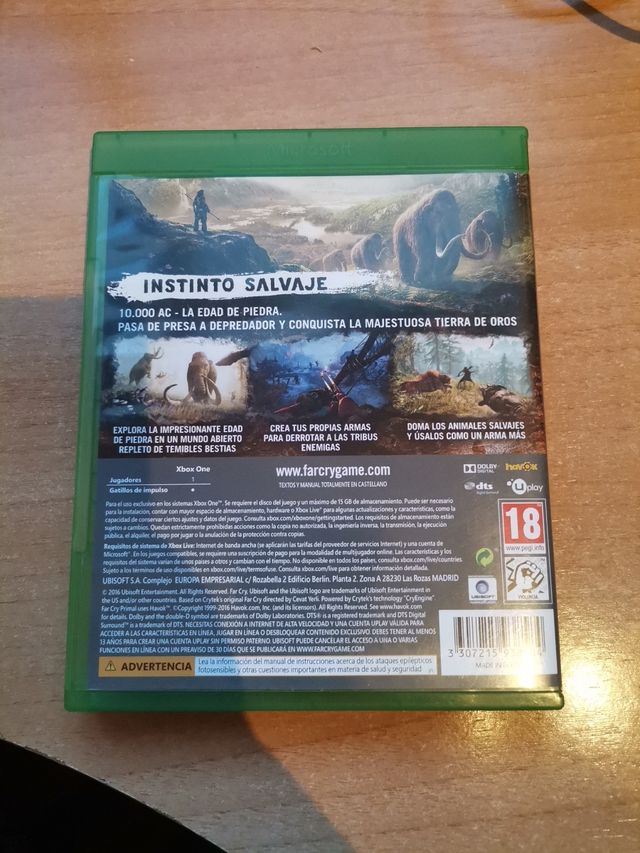 Juego xbox one Farcry primal