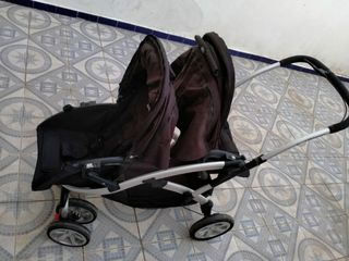 carro gemelar niña