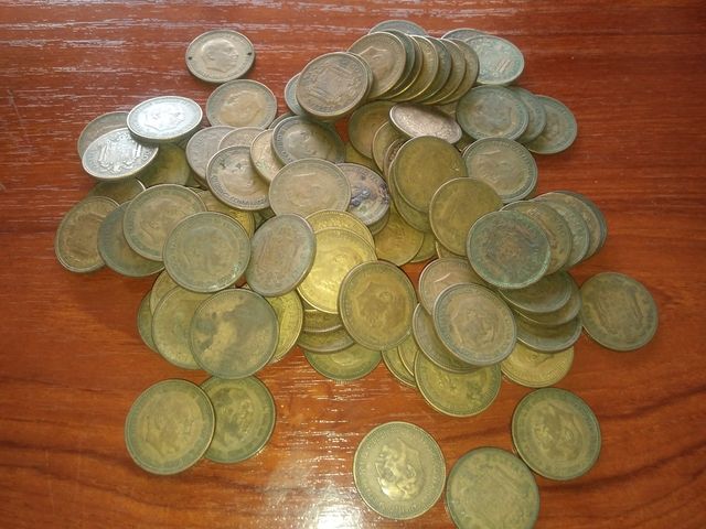 lote de 1000 monedas antiguas