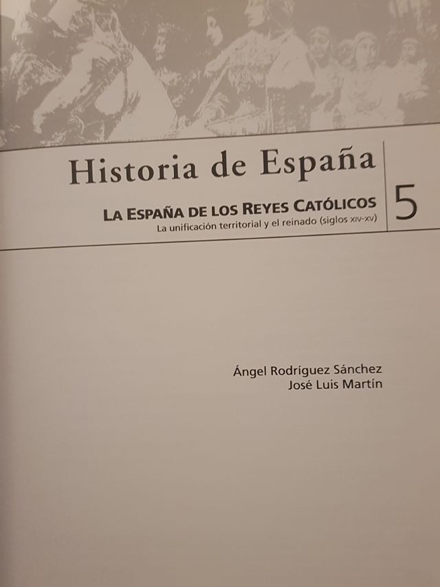 Libro Historia de España