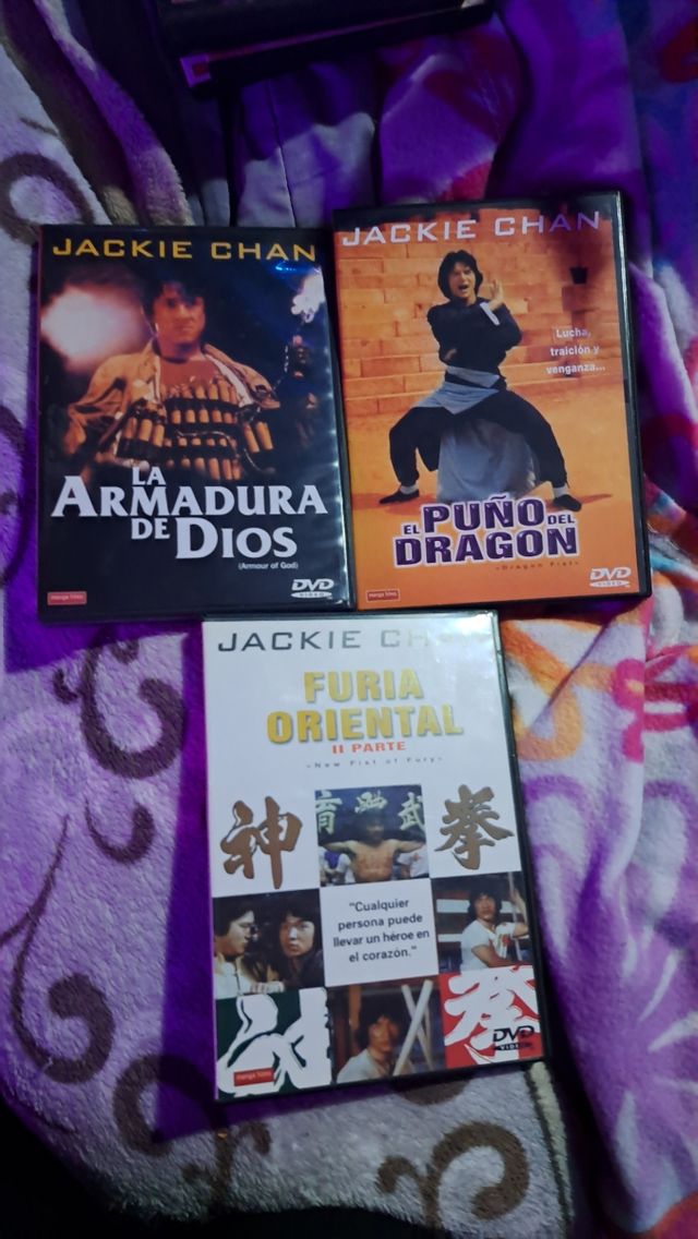 11 peliculas de dvd antiguas de jackie chan