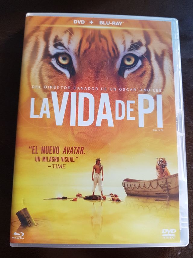 Película La Vida de Pi DVD + Blu Ray
