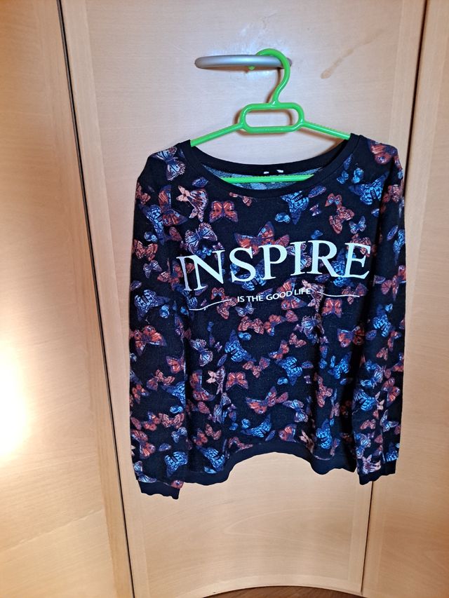 Jersey negro con dibujos de Pimkie.