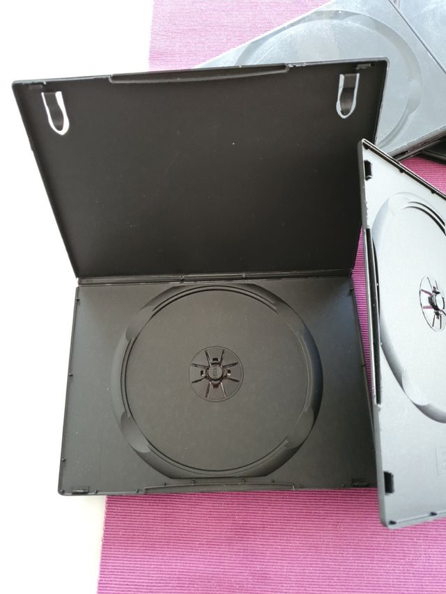 Caja de dvd para 2 y 1 dvd/cd