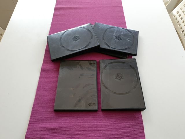 Caja de dvd para 2 y 1 dvd/cd