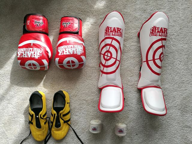 Equipo completo kick boxing SHARK (THE LEGEND)