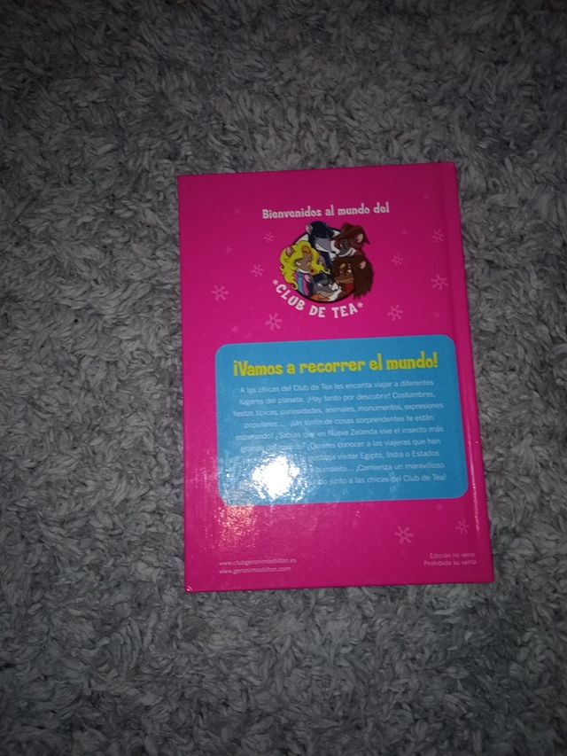 libro de viaje con el club de tea stilton