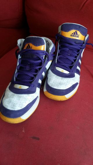 Zapatillas Adidas TopTen NBA Angeles Lakers basket de segunda mano por 50  EUR en Cabo de Las Huertas en WALLAPOP