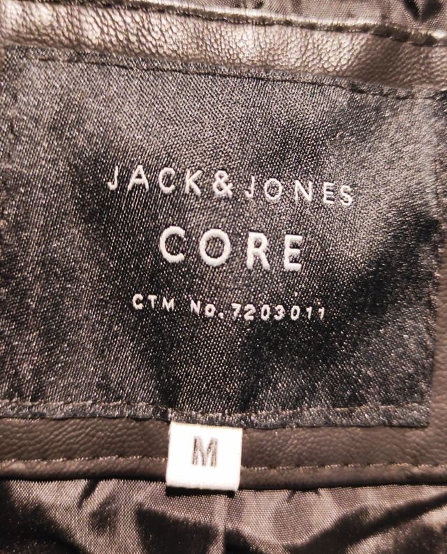 cazadora polipiel JACK & JONES talla M