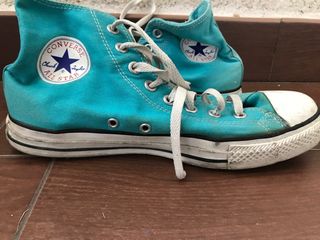 converse botines azules
