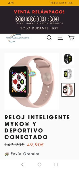 Smartwatch de segunda mano por 30 EUR en Córdoba en WALLAPOP