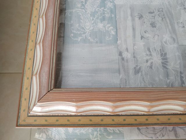 Marco madera cristal 55X45