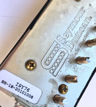 Pastilla Seymour Duncan SH-1n 59\\' neck blanca de segunda mano por 64 EUR  en Barcelona en WALLAPOP