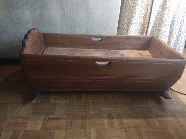 CUNA- MACETA  MADERA PARA DECORACION O PLANTAS