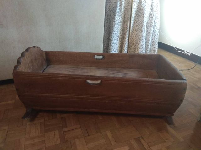 CUNA- MACETA  MADERA PARA DECORACION O PLANTAS