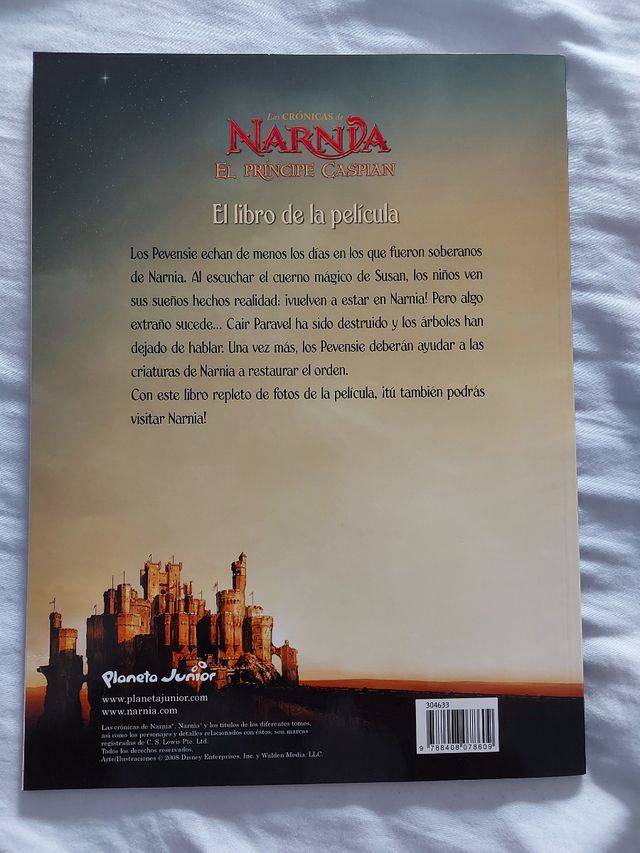 LIBROS PELÍCULA EL PRÍNCIPE CASPIAN NARNIA