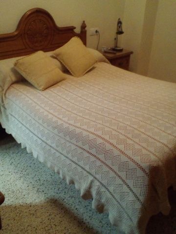 Colcha ganchillo algodón egipcio