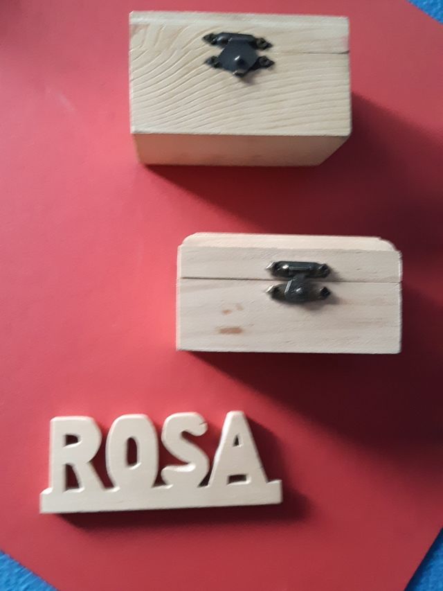 REGALO TODO LOTE MINICAJAS  MADERA.- LEER DESCRIPC