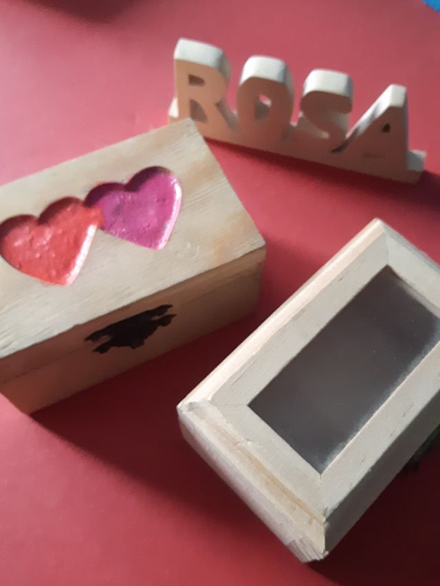 REGALO TODO LOTE MINICAJAS  MADERA.- LEER DESCRIPC