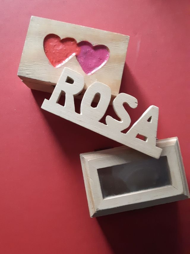 REGALO TODO LOTE MINICAJAS  MADERA.- LEER DESCRIPC