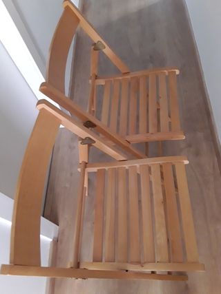 silla plegable madera blanco segunda mano silla plegable madera blanco segunda mano