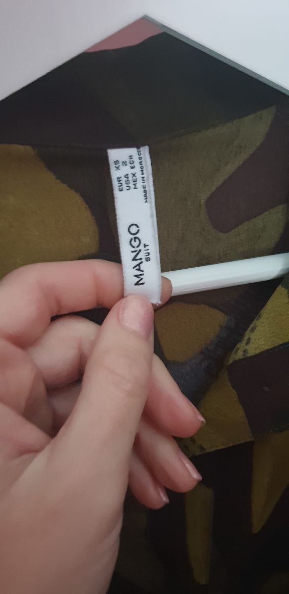 vestido camisero mango