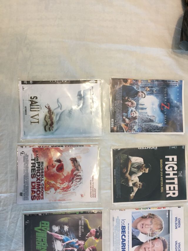 Películas dvd 8 películas - 5 euros