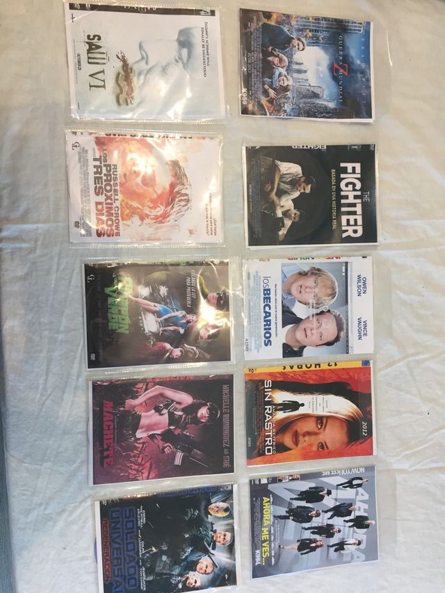 Películas dvd 8 películas - 5 euros
