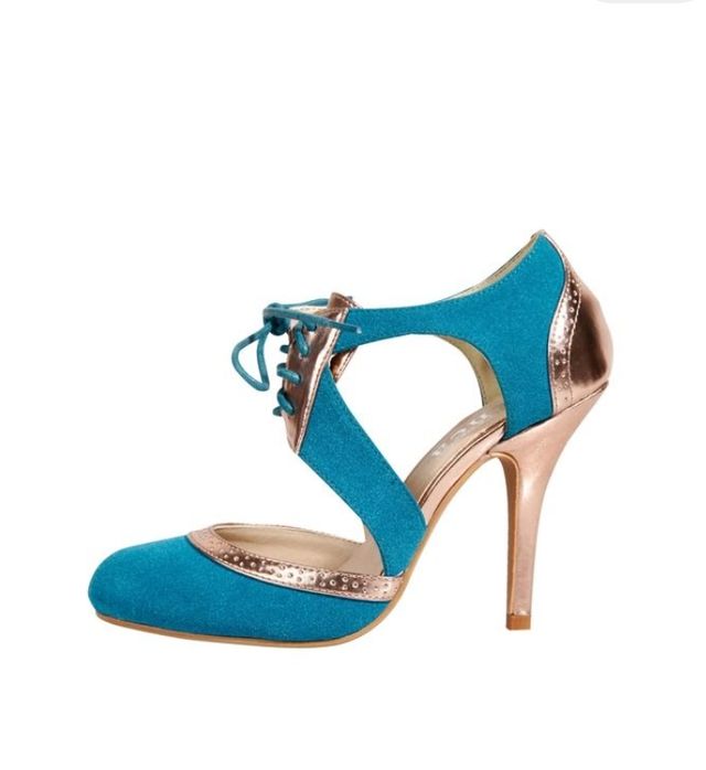 Zapatos botines de tacon símil piel