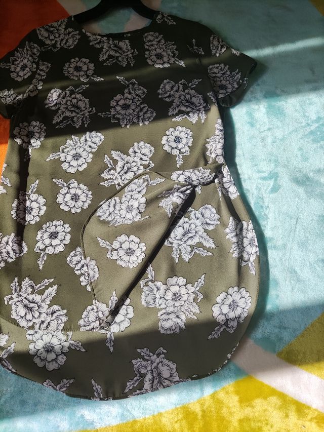 BLUSA FLORES PRIMARK, TALLA 40