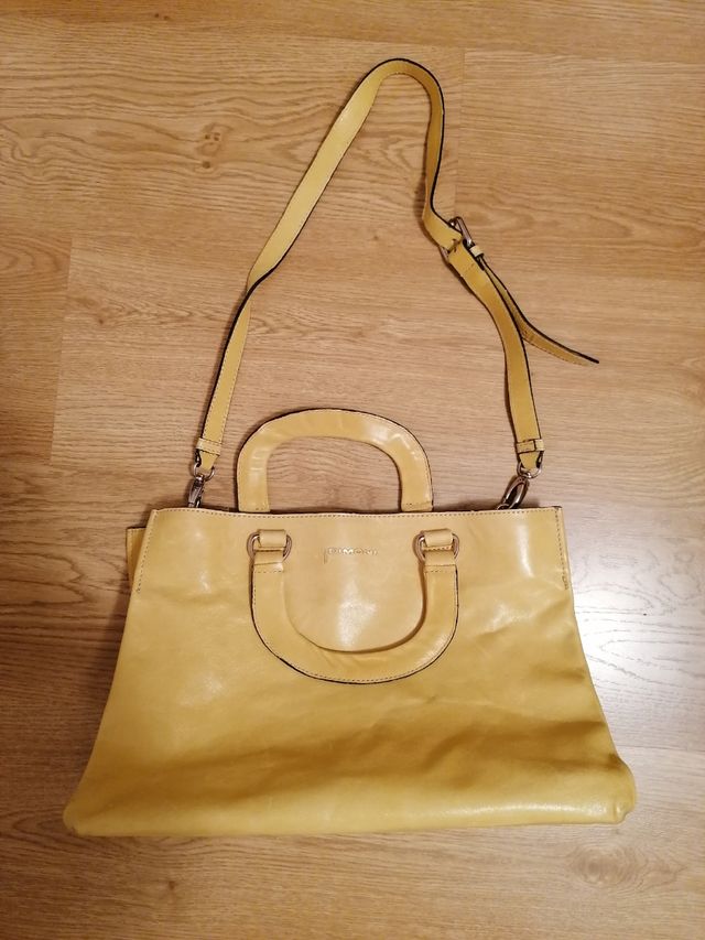 Bolso amarillo piel Dimoni