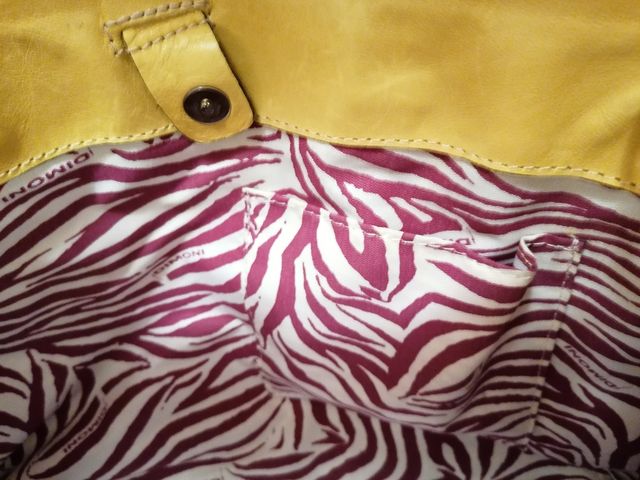 Bolso amarillo piel Dimoni