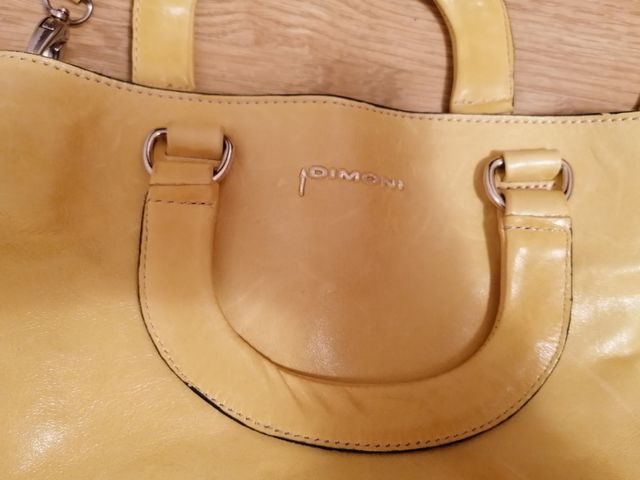 Bolso amarillo piel Dimoni