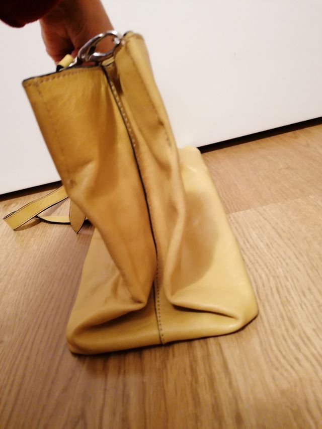 Bolso amarillo piel Dimoni