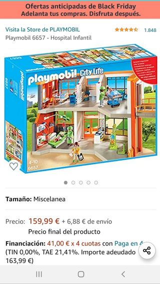hospital playmobil segunda mano