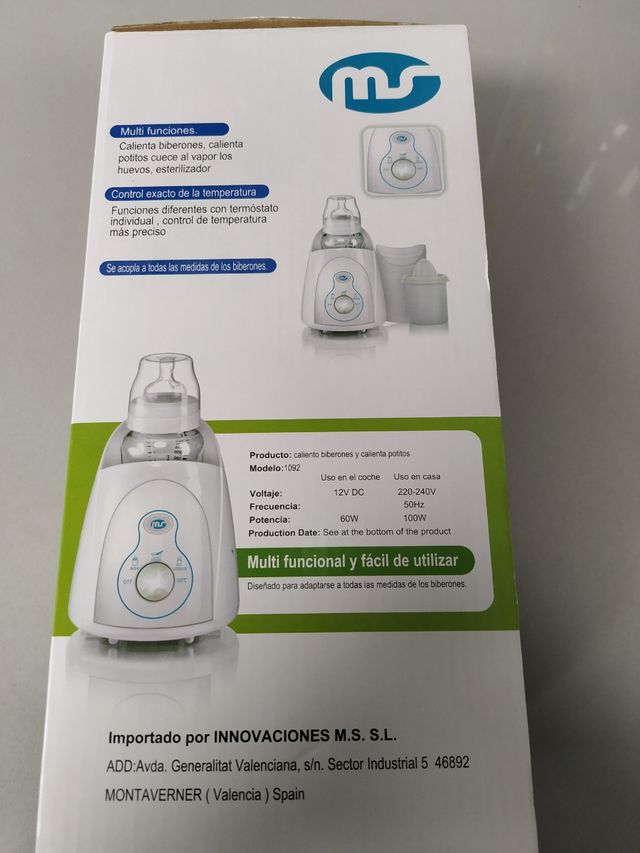 Esterilizador calienta biberones exprimidor