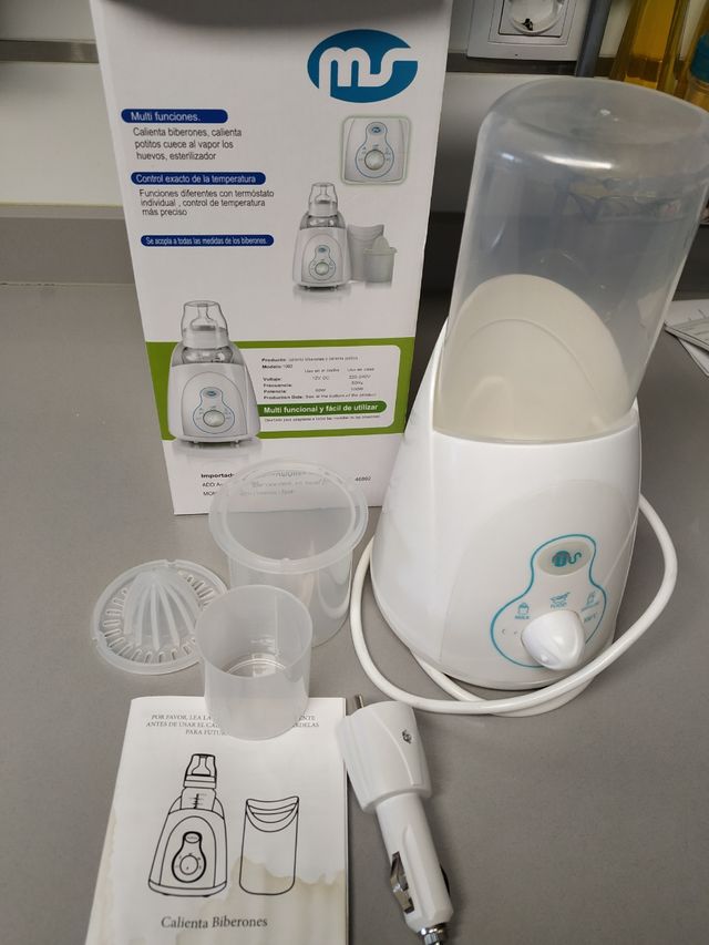 Esterilizador calienta biberones exprimidor