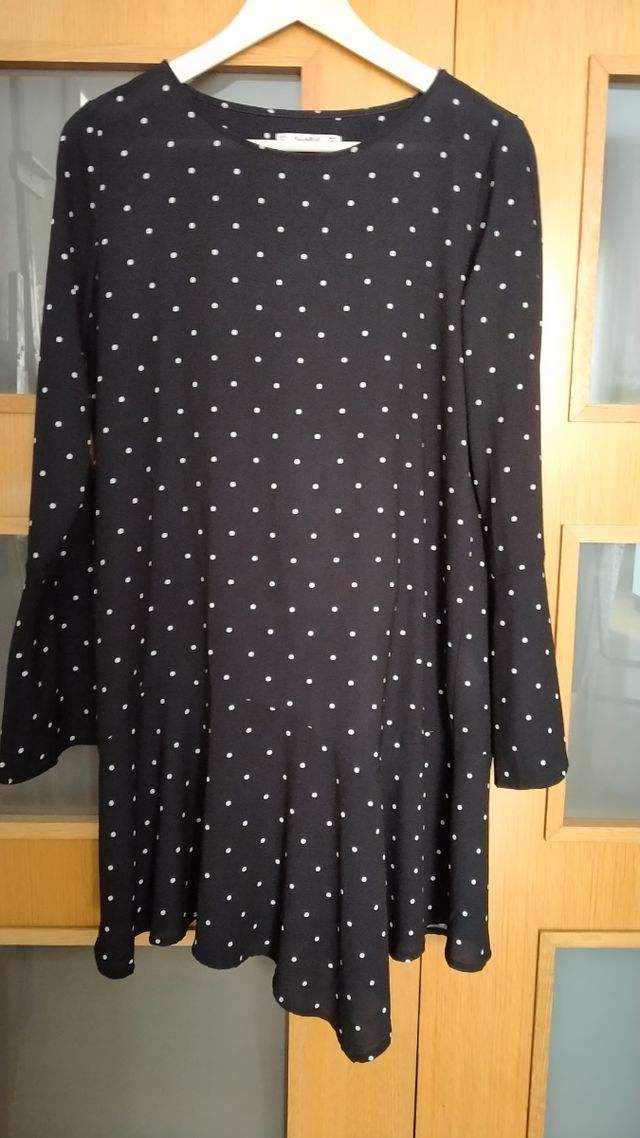 vestido fluido corto talla M