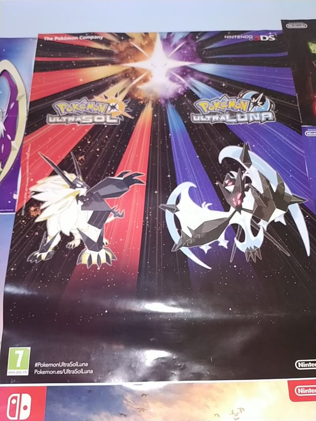 Poster reversibile di Zelda e Pokémon