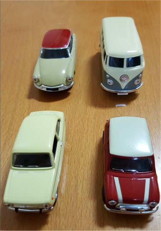 Coches de colección en miniatura.
