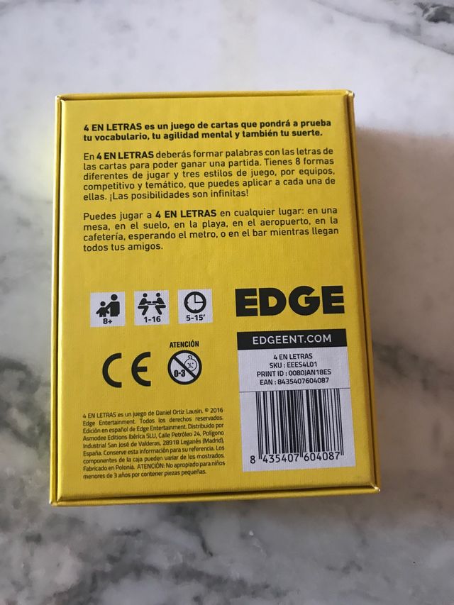 Juego  de cartas de agilidad mental