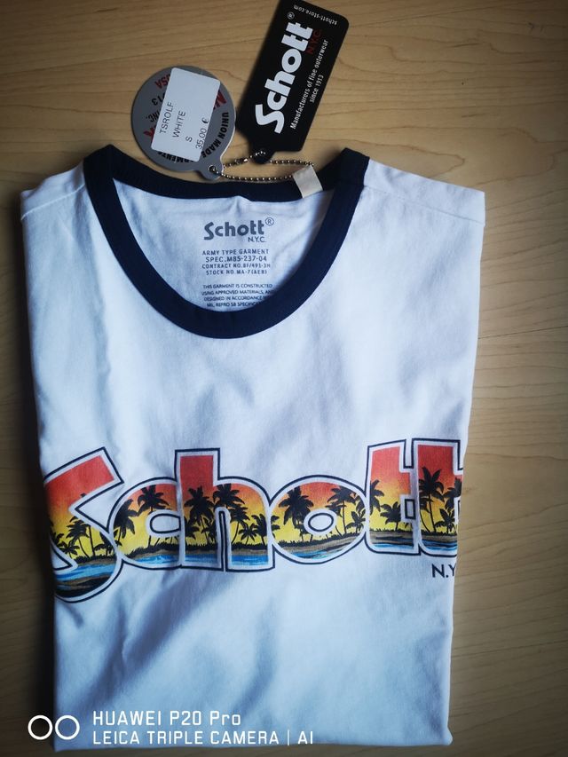 camiseta Schott NYC